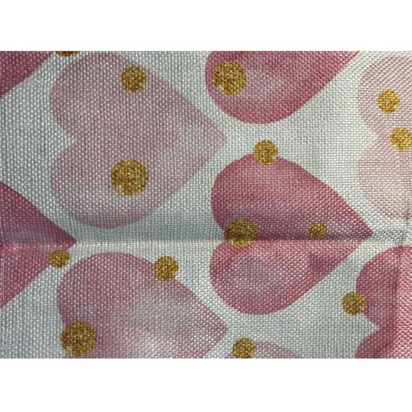 Valentines Day Placemats 8pc Pink Heart Table Decor Wedding Party Decorations - Picture 5 of 7